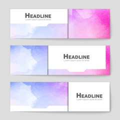 Fototapeta premium Abstract vector layout background set. For art template design, list, front page, mockup brochure theme style, banner, idea, cover, booklet, print, flyer, book, blank, card, ad, sign, sheet,, a4.