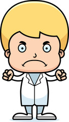 Cartoon Angry Doctor Boy