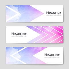 Fototapeta premium Abstract vector layout background set. For art template design, list, front page, mockup brochure theme style, banner, idea, cover, booklet, print, flyer, book, blank, card, ad, sign, sheet,, a4.