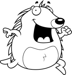 Hedgehog Running