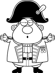 Confused Cartoon British Admiral
