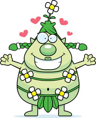 Cartoon Forest Sprite Hug