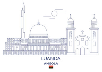 Luanda City Skyline, Angola