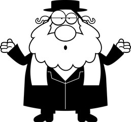 Confused Cartoon Rabbi