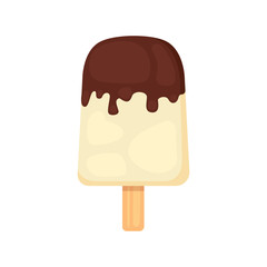 ice cream illustration. Summer food vector.