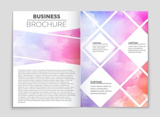 Naklejka premium Abstract vector layout background set. For art template design, list, front page, mockup brochure theme style, banner, idea, cover, booklet, print, flyer, book, blank, card, ad, sign, sheet,, a4.