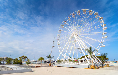 Wheel and Vauban port in Antibes