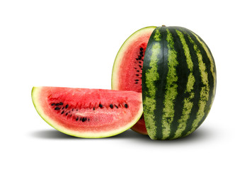  watermelon isolated on white