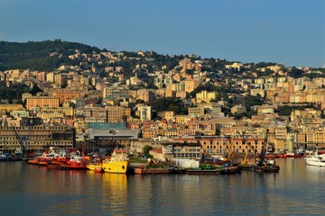 Fototapeta premium Genua in Italien