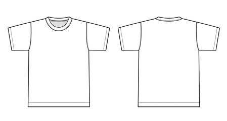 Tshirts illustration (white)