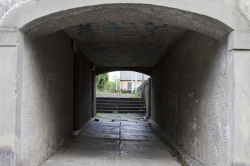 Obraz premium Fußgängertunnel in Edinburgh