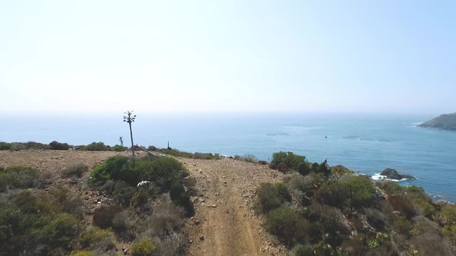 Aerial Baja coast