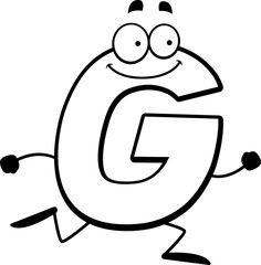 Cartoon G Running