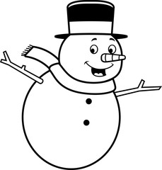 Snowman Smiling