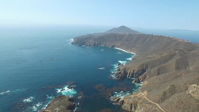 Aerial view Baja Coast