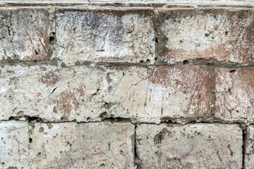 Texture of old brick wall ,background