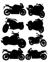 Motorcycle Silhouettes