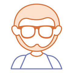 young man with glasses avatar character