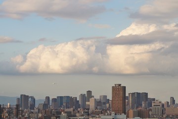 大阪の高層ビル群