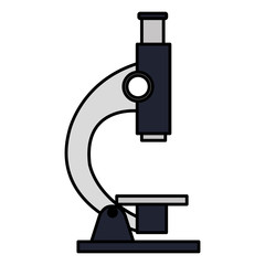 microscope laboratory isolated icon
