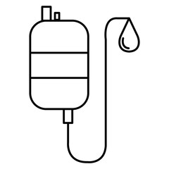 bag blood donation icon