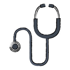 stethoscope medical isolated icon