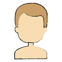 young man shirtless avatar character