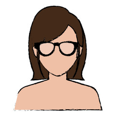 beautiful woman shirtless avatar character