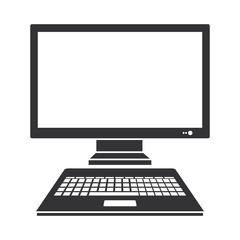 computer desktop isolated icon