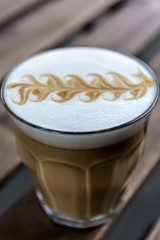 Сappuccino in glass