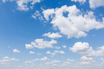 Light gentle cloud on a blue sky