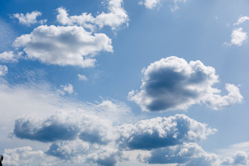 Light gentle cloud on a blue sky