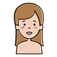 beautiful woman shirtless avatar character