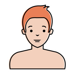 young man shirtless avatar character