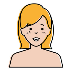 beautiful woman shirtless avatar character