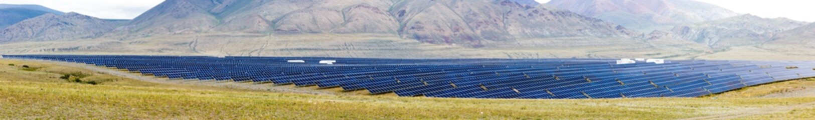 solar power plant in the Chu valley