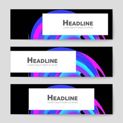 Naklejka premium Abstract vector layout background set. For art template design, list, front page, mockup brochure theme style, banner, idea, cover, booklet, print, flyer, book, blank, card, ad, sign, sheet,, a4.