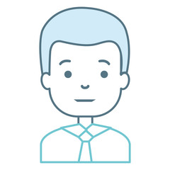 elegant businessman avatar character