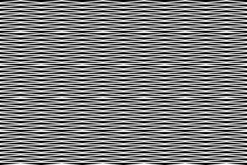 Striped abstract vector pattern  - black and white