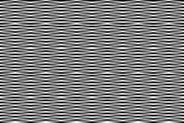 Striped abstract vector pattern  - black and white