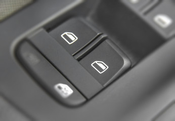 Car electric window button power switch plastic component on door