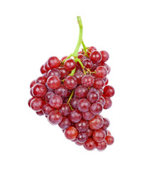 grapes isolated on over white background