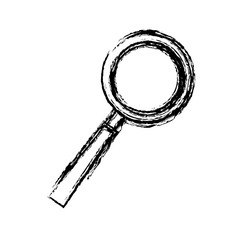 Magnifying glass symbol icon vector illustration graphic design