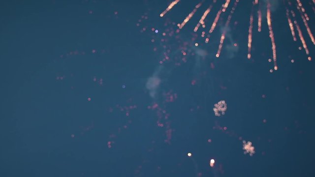 Bokeh con Fuegos Artificiales