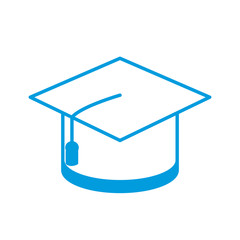 Graduation Hat symbol icon vector illustration graphic design