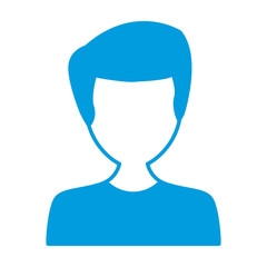 Man avatar cartoon icon vector illustration graphic design