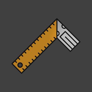 recommend clip art: Set square color icon
