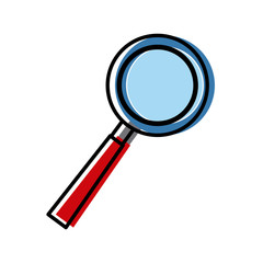 Magnifying glass symbol icon vector illustration graphic design