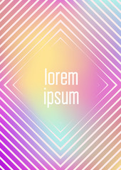 Abstract cover. Minimal trendy vector with halftone gradients. Geometric future template for flyer, poster, brochure and invitation. Minimalistic colorful cover. Abstract EPS 10 illustration.