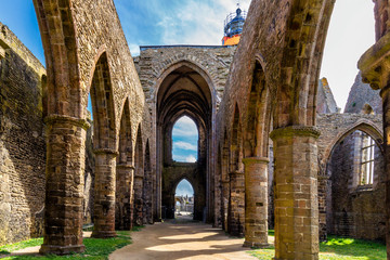 Abbaye Saint-Mathieu de Fine-Terre, Brittany (Bretagne), France